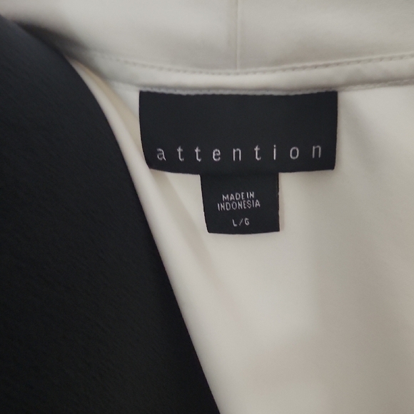 Elegant White and Black Lace Women's Jacket/Blazer Size L - Picture 5 of 6